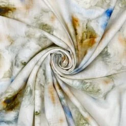 Linen Viscose Blend Fabric Superior Softness Andrea Floral Flower 142cm Wide -OHSEWCRAFTY linen viscose blend fabric superior softness andrea floral flower 142cm wide 2