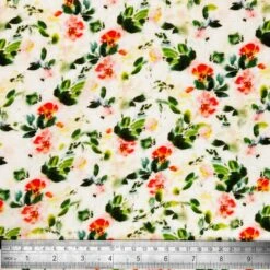 Linen Viscose Blend Fabric Superior Softness Beatrice Floral Soft 142cm Wide -OHSEWCRAFTY linen viscose blend fabric superior softness beatrice floral soft 142cm wide 2
