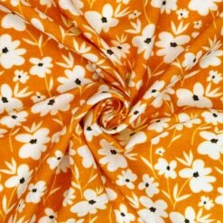 Linen Viscose Blend Fabric Superior Softness Bonnie Floral Flower 142cm Wide -OHSEWCRAFTY linen viscose blend fabric superior softness bonnie floral flower 142cm wide 2