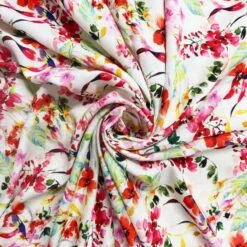 Linen Viscose Blend Fabric Superior Softness Catherine Floral Soft 142cm Wide -OHSEWCRAFTY linen viscose blend fabric superior softness catherine floral soft 142cm wide 1