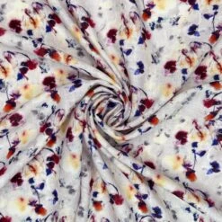 Linen Viscose Blend Fabric Superior Softness Christine Floral Soft 142cm Wide -OHSEWCRAFTY linen viscose blend fabric superior softness christine floral soft 142cm wide 1
