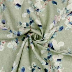 Linen Viscose Blend Fabric Superior Softness Eucalyptus Floral Flower 142cm Wide -OHSEWCRAFTY linen viscose blend fabric superior softness eucalyptus floral flower 142cm wide 2