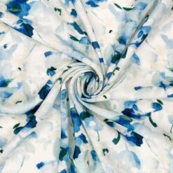 Linen Viscose Blend Fabric Superior Softness Monica Floral Flower 142cm Wide -OHSEWCRAFTY linen viscose blend fabric superior softness monica floral flower 142cm wide 2