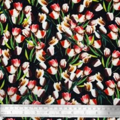 Linen Viscose Blend Fabric Superior Softness Natalie Floral Soft 142cm Wide -OHSEWCRAFTY linen viscose blend fabric superior softness natalie floral soft 142cm wide 2