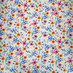 Linen Viscose Blend Fabric Superior Softness Ocean Floral Flower 142cm Wide -OHSEWCRAFTY linen viscose blend fabric superior softness ocean floral flower 142cm wide 1