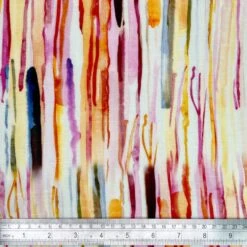 Linen Viscose Blend Fabric Superior Softness Rosie Abstract Lines 142cm Wide -OHSEWCRAFTY linen viscose blend fabric superior softness rosie abstract lines 142cm wide 1