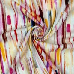 Linen Viscose Blend Fabric Superior Softness Rosie Abstract Lines 142cm Wide -OHSEWCRAFTY linen viscose blend fabric superior softness rosie abstract lines 142cm wide 2