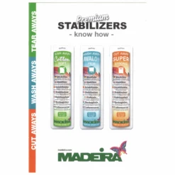 Madeira Premium Stabilizer Know How Brochure Cut,Tear & Wash Away