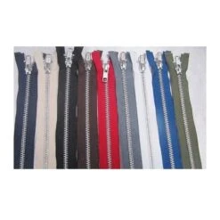 Metal Open End 51cm / 20" Zip Fastener YKK 9 Colours