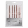 Milward 15cm Crochet Hook Set: Rose Gold: Set Of 8 1 Milward 15cm Crochet Hook Set: Rose Gold: Set Of 8 -OHSEWCRAFTY milward 15cm crochet hook set rose gold set of 8