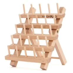 Milward 25 Wooden Spool Holder Thread Storage Beech Wood