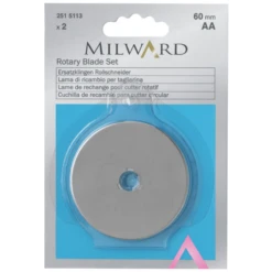 Milward Rotary Cutter Blade 60mm Pack Of 2 Refill 251 5113