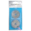 Milward Rotary Cutter Blade Assortment 45mm Pack Of 3 Refill 251 5112 -OHSEWCRAFTY milward rotary cutter blade assortment 45mm pack of 3 refill 251 5112