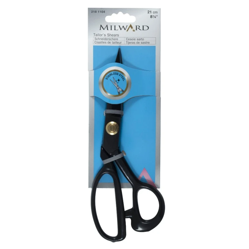 Milward Scissors 1104 Tailor's Shears 21cm/8.25in Stainless Steel 3 Milward Scissors 1104 Tailor's Shears 21cm/8.25in Stainless Steel