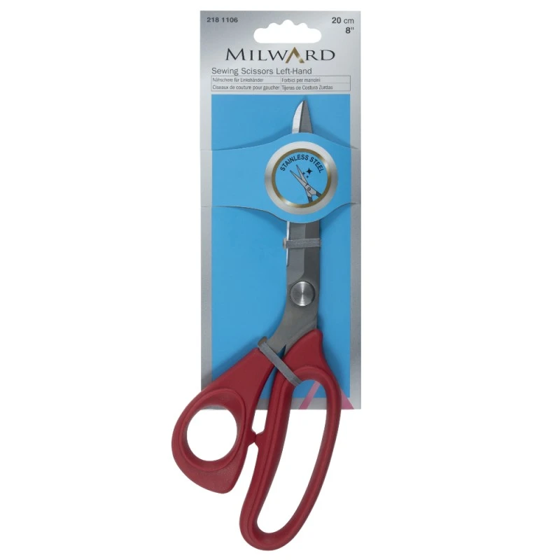 Milward Scissors 1106 Tailor's Shears 20cm/8in Left Handed Stainless Steel 3 Milward Scissors 1106 Tailor's Shears 20cm/8in Left Handed Stainless Steel