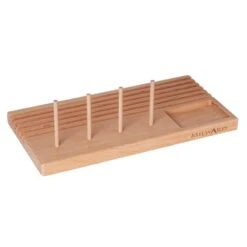 Milward Wooden 6 Slots Ruler Rack Storage Beech Wood -OHSEWCRAFTY milward wooden 6 slots ruler rack storage beech wood 2