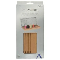 Milward Wooden 6 Slots Ruler Rack Storage Beech Wood -OHSEWCRAFTY milward wooden 6 slots ruler rack storage beech wood 3