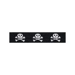 Natural Charms Pirate Skull And Crossbones Berisfords Ribbon 4m X 15mm