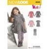 New Look Sewing Pattern 6538 Child's Knit Leggings And Dresses Tops Tunics -OHSEWCRAFTY new look sewing pattern 6538 child s knit leggings and dresses tops tunics