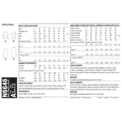 New Look Sewing Pattern 6646 Misses' Knit Tops And Skirts -OHSEWCRAFTY new look sewing pattern 6646 misses knit tops and skirts 2