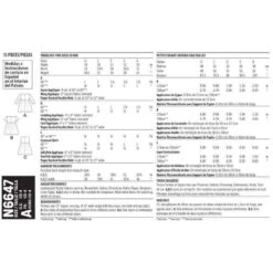 New Look Sewing Pattern 6647 - Toddlers Dresses With Appliques -OHSEWCRAFTY new look sewing pattern 6647 toddlers dresses with appliques 2