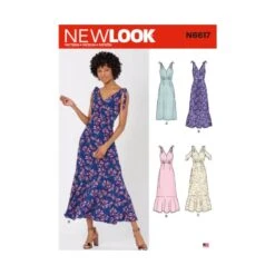 New Look Sewing Pattern N6617 Misses' Dress’ ‘Tea Dress’ In Two Lengths