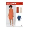 New Look Sewing Pattern N6619 Misses' Dress' Pull On With Yoke Neckline