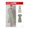 New Look Sewing Pattern N6651 Misses' Button Front Dress