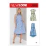New Look Sewing Pattern N6654 Misses' Shirt Dress And Belt -OHSEWCRAFTY new look sewing pattern n6654 misses shirt dress and belt