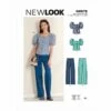 New Look Sewing Pattern N6678 Misses' Puff Sleeve Top Blouse And Casual Trousers -OHSEWCRAFTY new look sewing pattern n6678 misses puff sleeve top blouse and casual trousers