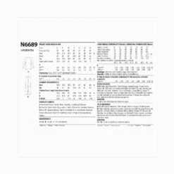 New Look Sewing Pattern N6689 Misses' Top And Trousers Co-ordinates Front Twist