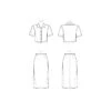 New Look Sewing Pattern N6697 Misses' Boxy Top Blouse Shirt & Straight Skirt -OHSEWCRAFTY new look sewing pattern n6697 misses boxy top blouse shirt straight skirt