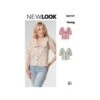 New Look Sewing Pattern N6707 Misses Blouses With Or Without Ruffled Collar -OHSEWCRAFTY new look sewing pattern n6707 misses blouses with or without ruffled collar