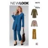 New Look Sewing Pattern N6711 Misses Cardigan Jacket Ankle Length Trouser -OHSEWCRAFTY new look sewing pattern n6711 misses cardigan jacket ankle length trouser