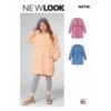 New Look Sewing Pattern N6716 Children's Girls Tunic Dress Button Cuffs -OHSEWCRAFTY new look sewing pattern n6716 children s girls tunic dress button cuffs