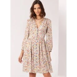 New Look Sewing Pattern N6749 Misses’ Easy To Sew Dress With Sleeve Variations -OHSEWCRAFTY new look sewing pattern n6749 misses easy to sew dress with sleeve variations 1