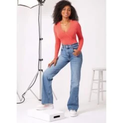 New Look Sewing Pattern N6752 Misses’ Knit Long Sleeve Bodysuits Stretch Knit -OHSEWCRAFTY new look sewing pattern n6752 misses knit long sleeve bodysuits stretch knit 4