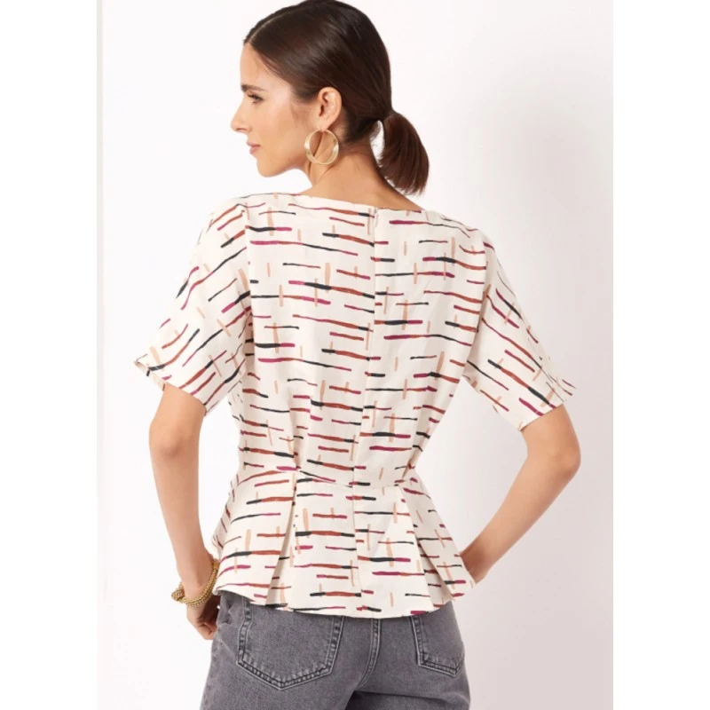 New Look Sewing Pattern N6753 Misses’ Easy To Sew Top With Sleeve Variations 8 New Look Sewing Pattern N6753 Misses’ Easy To Sew Top With Sleeve Variations - Image 6
