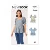 New Look Sewing Pattern N6754 Misses’ Easy To Sew Top With Sleeve Variations -OHSEWCRAFTY new look sewing pattern n6754 misses easy to sew top with sleeve variations