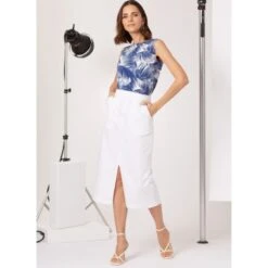 New Look Sewing Pattern N6757 Misses’ Easy-To-Sew Sleeveless Knit Top And Skirt -OHSEWCRAFTY new look sewing pattern n6757 misses easy to sew sleeveless knit top and skirt 4