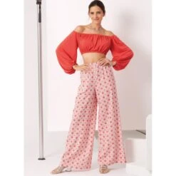 New Look Sewing Pattern N6758 Misses’ Easy To Sew Cropped Top And Trousers 11 New Look Sewing Pattern N6758 Misses’ Easy To Sew Cropped Top And Trousers -OHSEWCRAFTY new look sewing pattern n6758 misses easy to sew cropped top and trousers 1