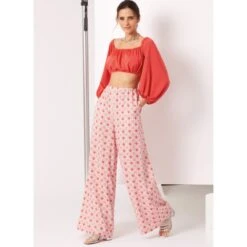 New Look Sewing Pattern N6758 Misses’ Easy To Sew Cropped Top And Trousers 16 New Look Sewing Pattern N6758 Misses’ Easy To Sew Cropped Top And Trousers -OHSEWCRAFTY new look sewing pattern n6758 misses easy to sew cropped top and trousers 6