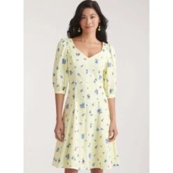 New Look Sewing Pattern N6776 Misses’ Dress With V Neckline & Sleeve Variations -OHSEWCRAFTY new look sewing pattern n6776 misses dress with v neckline sleeve variations 1