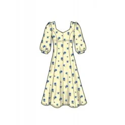 New Look Sewing Pattern N6776 Misses’ Dress With V Neckline & Sleeve Variations -OHSEWCRAFTY new look sewing pattern n6776 misses dress with v neckline sleeve variations 2