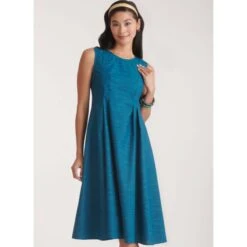 New Look Sewing Pattern N6778 Misses’ Easy To Sew Pleated Dress In Two Lengths -OHSEWCRAFTY new look sewing pattern n6778 misses easy to sew pleated dress in two lengths 1