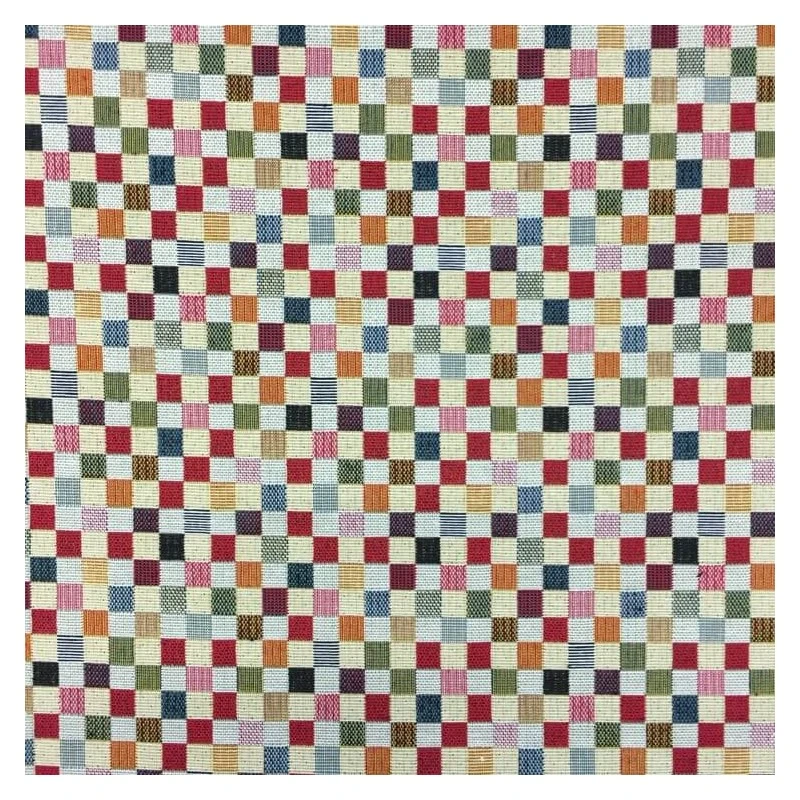 New World Mini Check Squares Tapestry 80% Cotton 20% Polyester Fabric 140cm 3 New World Mini Check Squares Tapestry 80% Cotton 20% Polyester Fabric 140cm