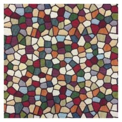 New World Mosaic Style Tapestry 80% Cotton 20% Polyester Fabric 140cm Wide