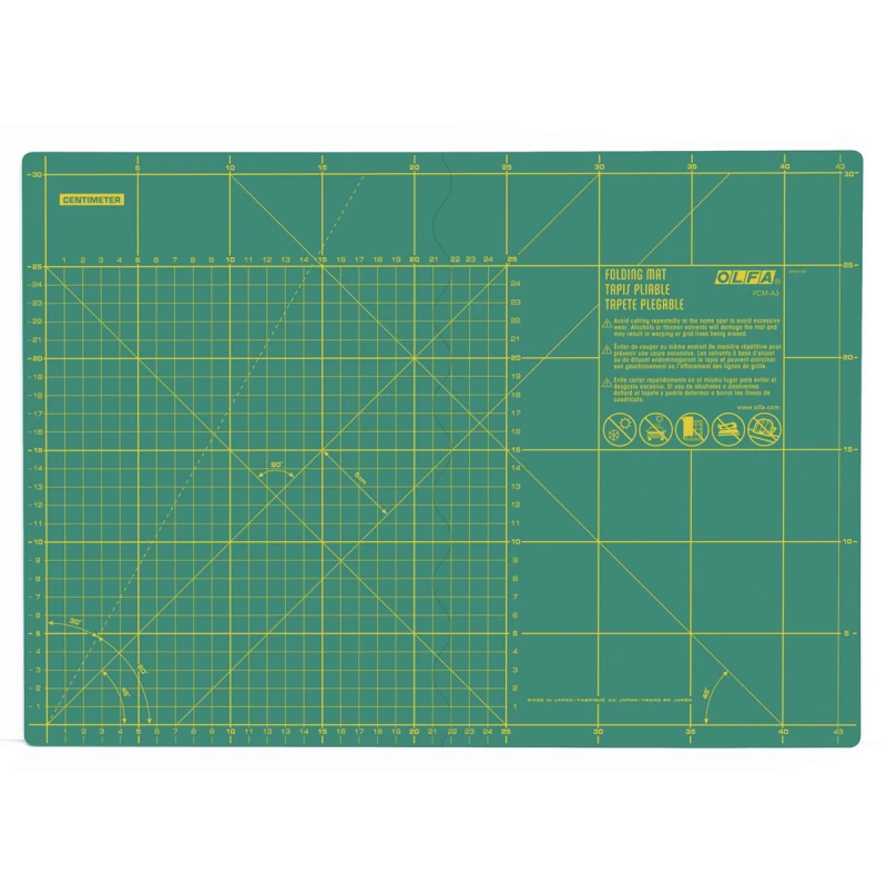 Olfa Foldable Medium Cutting Mat 12 X 18 Inches / 30 X 45cm A3 Size 5 Olfa Foldable Medium Cutting Mat 12 X 18 Inches / 30 X 45cm A3 Size - Image 3