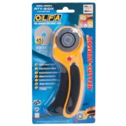 OLFA Rotary Cutter 45mm Deluxe Retracting RTY-2DX -OHSEWCRAFTY olfa rotary cutter 45mm deluxe retracting rty 2dx 1