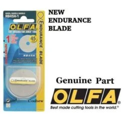 OLFA Rotary Cutter Blade RB45H-1 45mm Endurance Single -OHSEWCRAFTY olfa rotary cutter blade rb45h 1 45mm endurance single 1